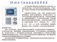 SF6设备气体泄漏监控报警装置系统